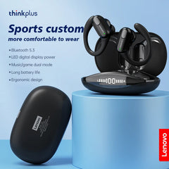 Original Lenovo XT80 Wireless Sports Earbuds – HiFi Sound & LED Display.