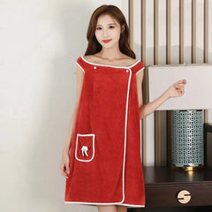 Womens Bath Towels Girls Wearable 140*85Cm Fast Drying Bathing Beach Spa Bathrobes Wash Clothing, Shower Bath And Gym Towel