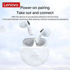 Lenovo HT38 Mini TWS – 9D Stereo Sound Waterproof Wireless Earbuds