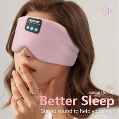 Block the World, Play Your Music  Wireless Sleep Mask for Deep Rest.