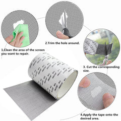 Protect your home from mosquitoes, use hole-covering tape to prevent mosquitoes from entering.