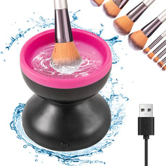 Portable USB Makeup Brush Cleaner Machine Silicone Electric Cosmetic