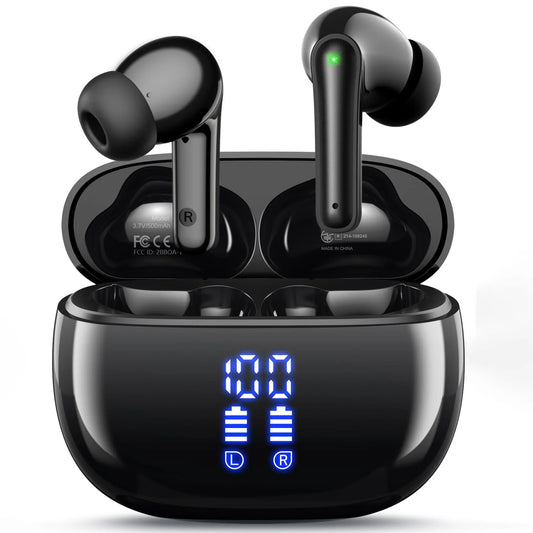 Original Bluetooth Earbuds – Deep Bass, Zero Noise, 48H Power