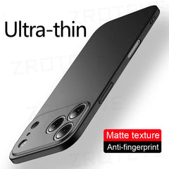 For iPhone 17 16 16e 15 14 13 12 Pro Max ZROTEVE Slim Matte Hard PC Cover On iPhone16 Plus iPhone13 Mini iPhone17 Air Phone Case