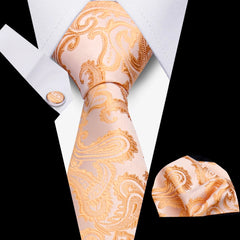 Elegant Ties For Men Gift Fashion Men Tie Set Striped Luxury Necktie Handchief Cufflinks 3 Pcs Business Wedding Suit Accessories