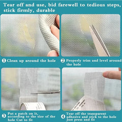 No More Mosquitoes – Quick Fix Tape for Windows & Doors.