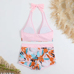 Floral Two-Piece Swimsuit – Adjustable Straps for Perfect Fit