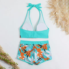 Floral Two-Piece Swimsuit – Adjustable Straps for Perfect Fit