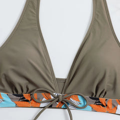 Floral Two-Piece Swimsuit – Adjustable Straps for Perfect Fit