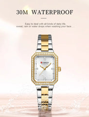 CURREN Elegant Quartz Ladies Wristwatch Top Brand Original Watch For Women