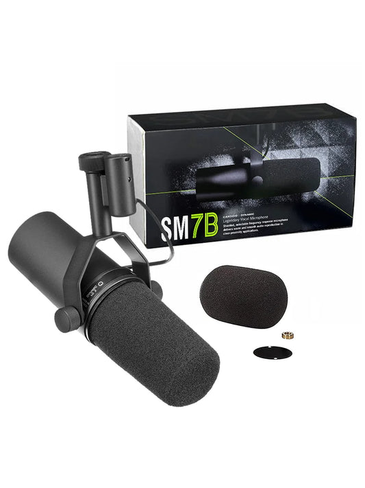 SM7B microphone sm7b dynamic microphone podcast studio set for Live/Stage Recording Podcasting cardioid Black Metal mic 7b
