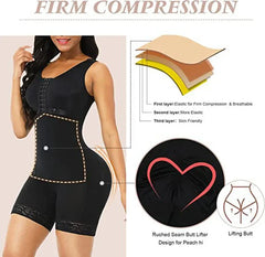 AfruliA Full Body Shapers Fajas Colombianas Girdles Bodysuits Corset Postpartum Belt Slimming Underwear Waist Trainer Shapewear