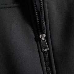 Winter Men Hoodie Coat Solid Color Hooded Thicken Plush Jacket Comfortable Drawstring Warm Outerwear Men Clothes For Daily Wear