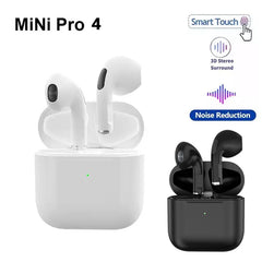 Pro 4 TWS Bluetooth 5.3 Earbuds | Waterproof Wireless Headphones with Mic