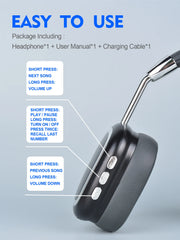 40 Hours Wireless Noise-cancelling Headphones - Personalized Space Audio USB-C Lossless Audio for iPhone Travel Sports Headset