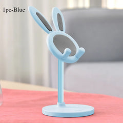 The cute Rabbit mobile phone stand desktop can lift and adjust the desktop phone accessories  phone stand  phone grip