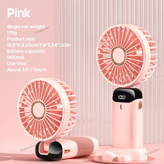 Your Ideal Fan: Foldable, Portable and Rechargeable for the Summer Heat