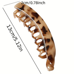 1PC Matte Banana Hair Clip Fish Shaped Ponytail Headband for Women Hair Accessories Hairgripstwist Clamp Barrettes Headwear