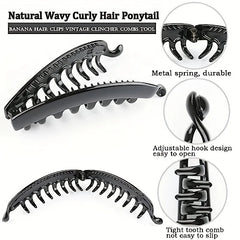 1PC Matte Banana Hair Clip Fish Shaped Ponytail Headband for Women Hair Accessories Hairgripstwist Clamp Barrettes Headwear