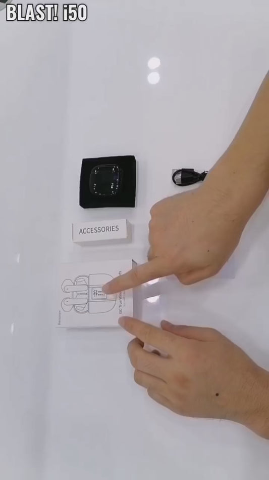 BLAST! i50 TWS – Explosive Bass. Zero Noise. Total Power.