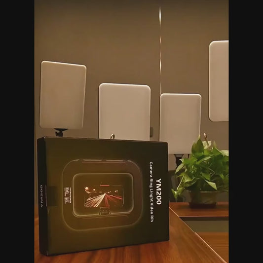 Roreta Handheld Ring LED Rechargeable Portable Mobile Phone Live Broadcast Photography Desktop Rabbit Cage Selfie fill Light